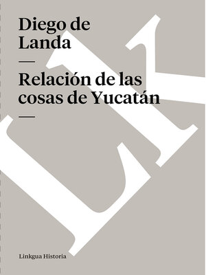 cover image of Relación de las cosas de Yucatán